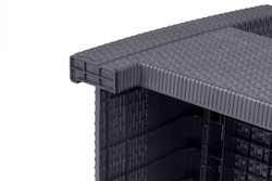 Arizona b:rattan, Диван трехместный, антрацит (3-х местная подушка)