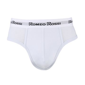 Мужские трусы брифы белые Romeo Rossi RR367-1