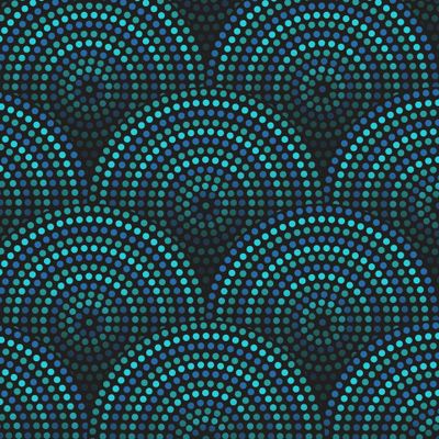 Австралийские круги из точек