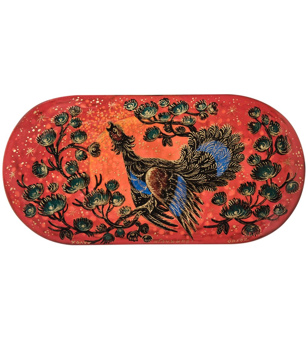 Народные промыслы ШК-45/ 8-B Шкатулка «Глухарь» исп. Орлова