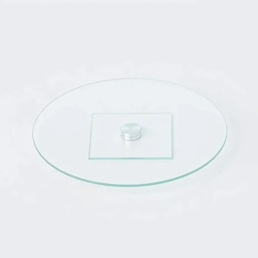 Блюдо стеклянное вращающееся 28см