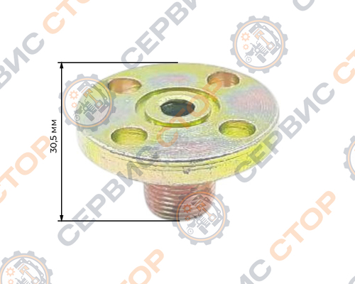 Фланец гидравлического насоса  (прямой)