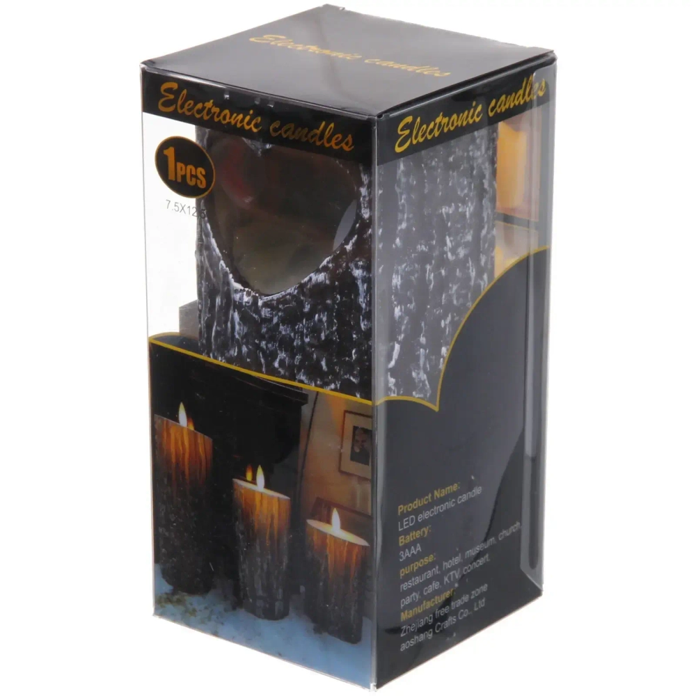 Сувенир с подсветкой «Свеча - LOVE» 7,5*15 см (работает от батареек 3 ААА)