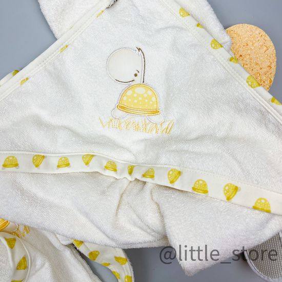 Банный комплект "Черепаха и компания" желтый