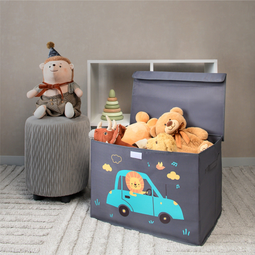 Коробка с крышкой для игрушек. Львенок