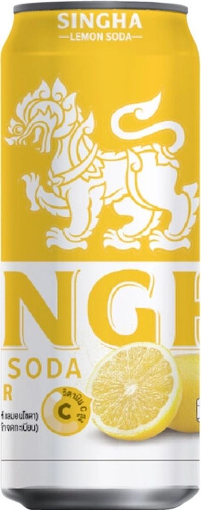 Напиток Безалкогольный Газированный Сингха Лимон Сода / Singha Lemon Soda 0.33 - банка