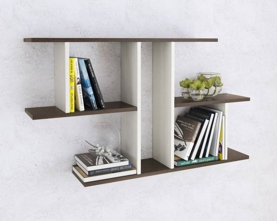 Полка ПН-4 венге / ясень анкор светлый