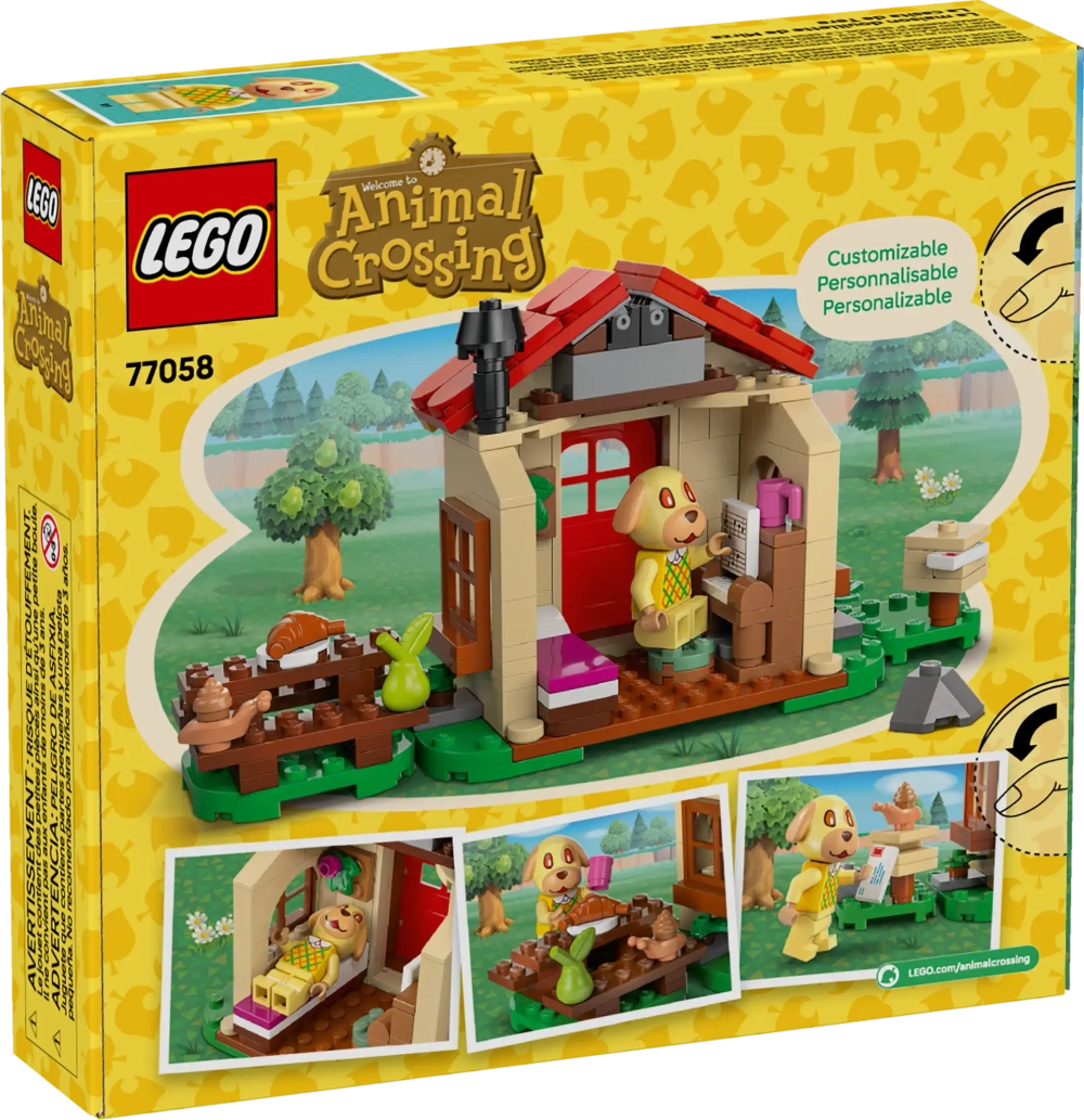 Конструктор LEGO Animal Crossing 77058 Уютный дом Голди