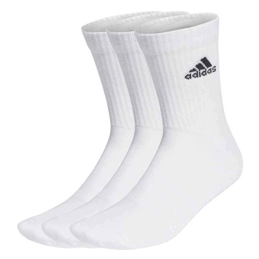 Теннисные носки Adidas Cushioned Crew Socks 3P - белый