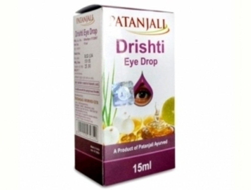 Капли для глаз Patanjali Drishti Дришти 15 мл