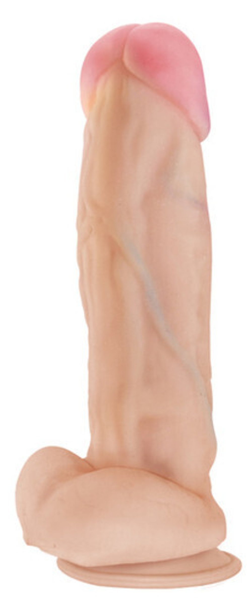 Реалистичный вибратор Art-Style №43 , вторая кожа, 12 режимов (21 см , телесный) (Цвет: телесный)