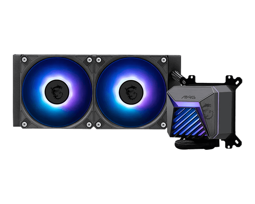 Водяное охлаждение для CPU MAG CORELIQUID A15 240 Socket Intel/AMD, ARGB, Fan 2x120см Черный