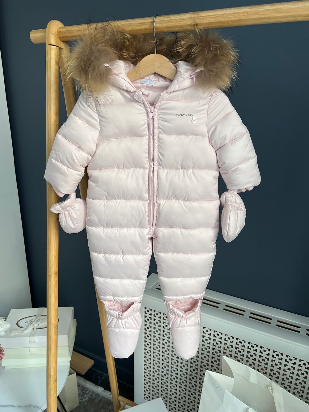 Зимний комбинезон Nanan, 3-6 мес. (68)