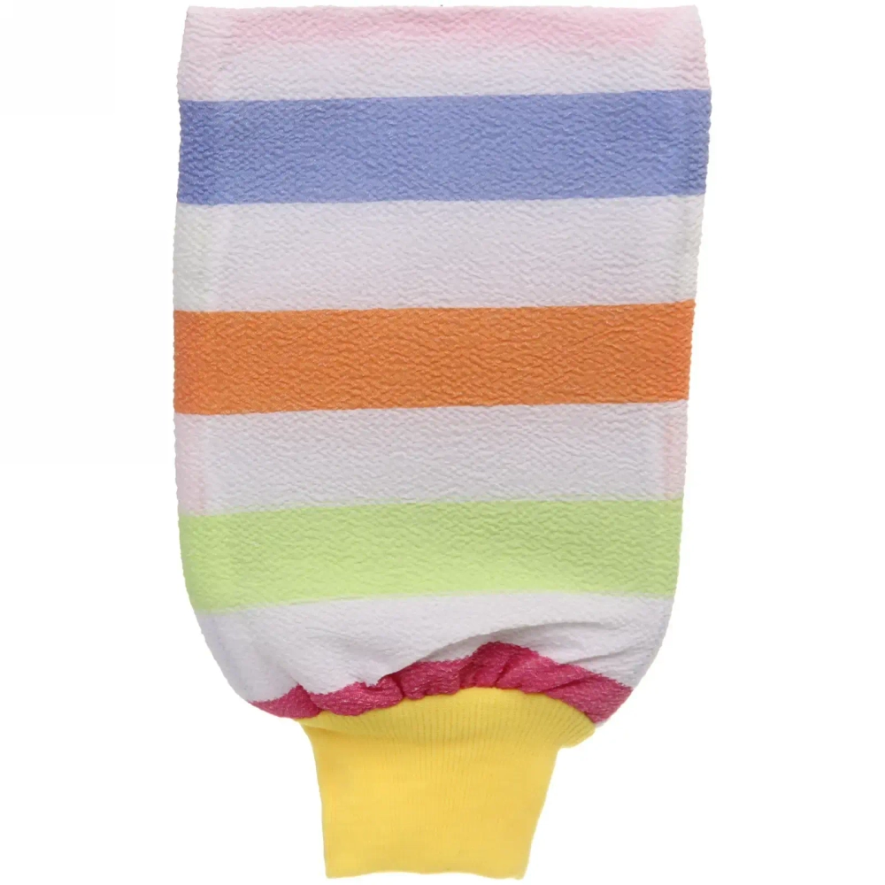 Мочалка-варежка для тела скрабирующая «Ultramarine - Радуга», 13,5*23,5см