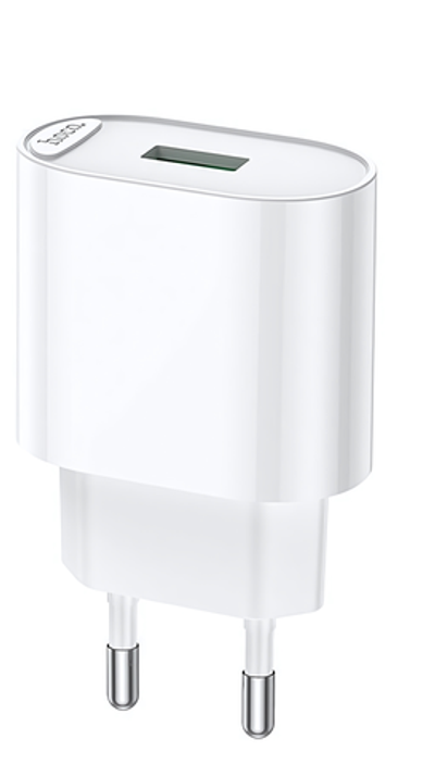 Зарядное устройство HOCO C109A 18W QC3.0 3A USB White