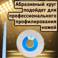 Абразивный круг 225х5х60 Tyrolit зерно 46, для профилирования ножей,станки RONDOMAT, WEINING
