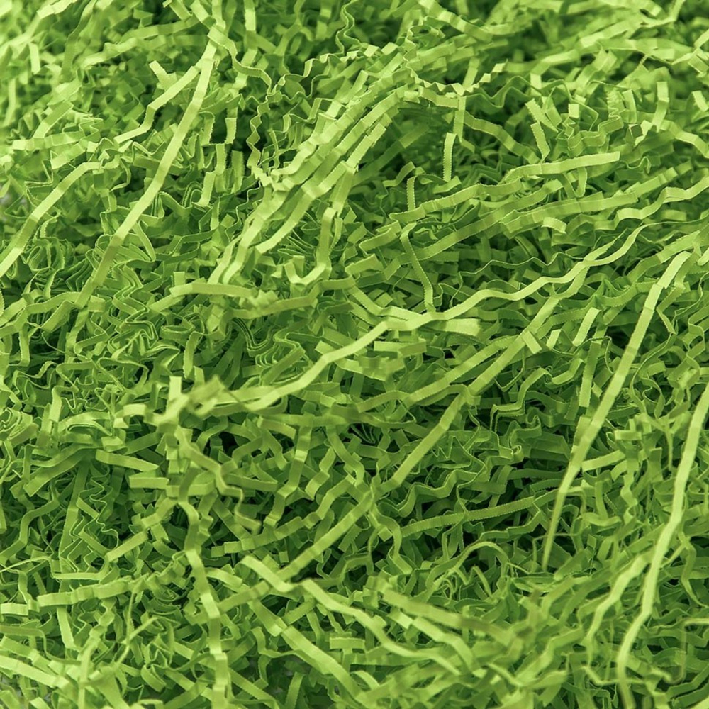 Наполнитель Бумажный 100г Гофрированный (Зеленый)