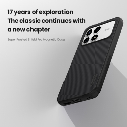 Чехол c встроенным круглым магнитом для Xiaomi Poco F8 Pro (Redmi K90), серия Super Frosted Shield Pro Magnetic от Nillkin