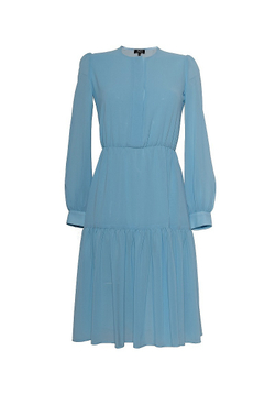 Платье c длинными рукавами на манжетах 29-15SS