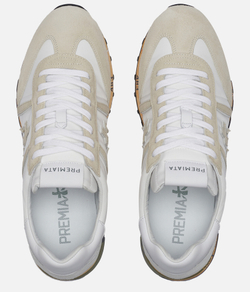 Premiata Lucy 5153 Белые с бежевым