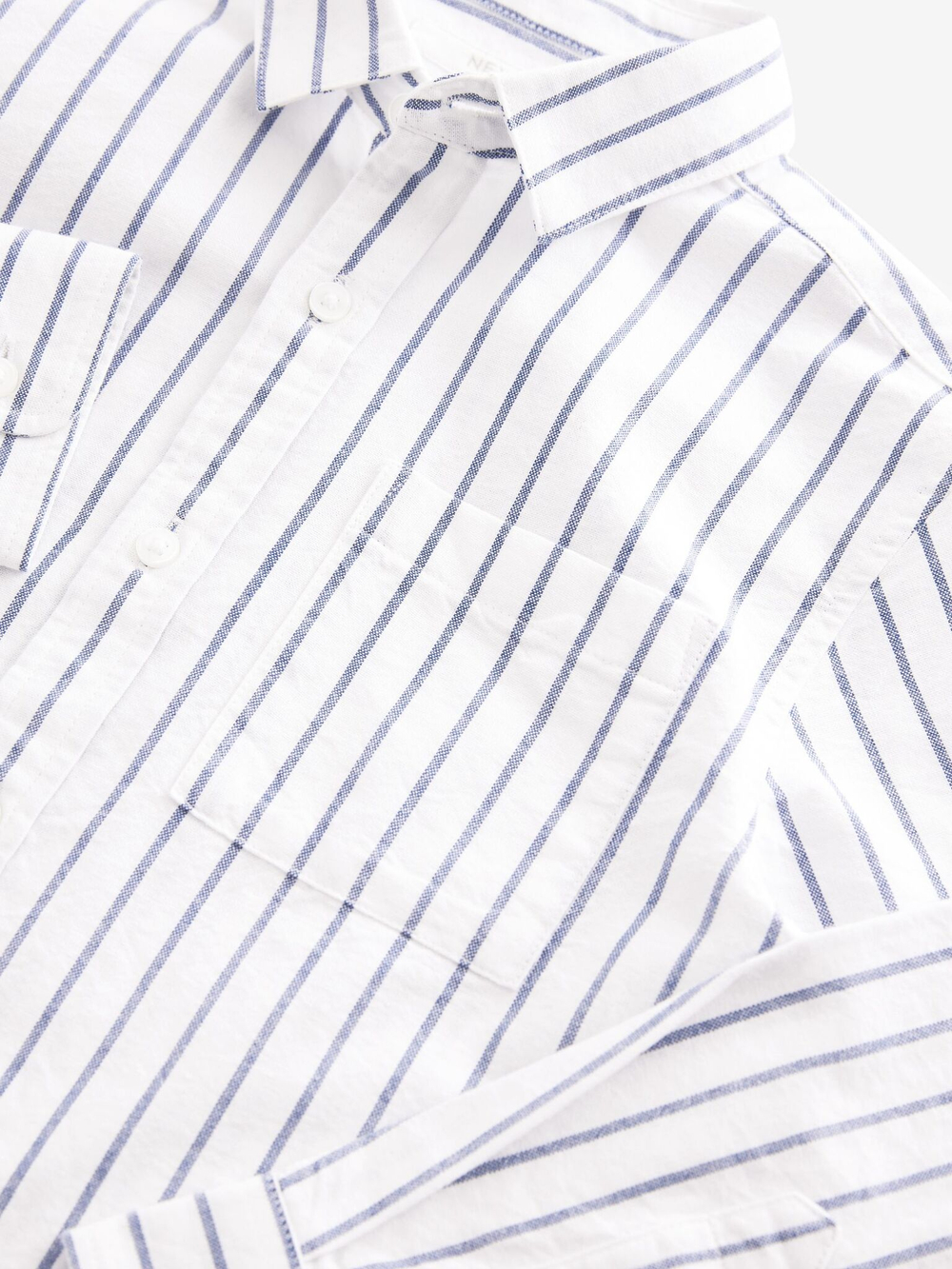 Рубашка для мальчика Next E31-739, Белый, Синий