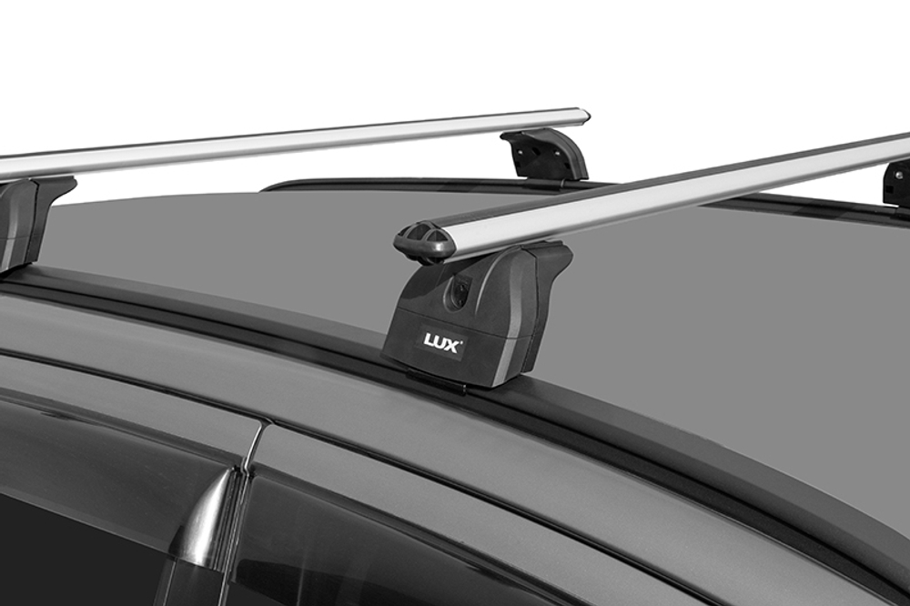 Багажник на крышу LUX с дугами 1,1м аэро-классик (53мм) для Haval H6 2014- с интегр. рейл.(арт.698867+842488+843898)
