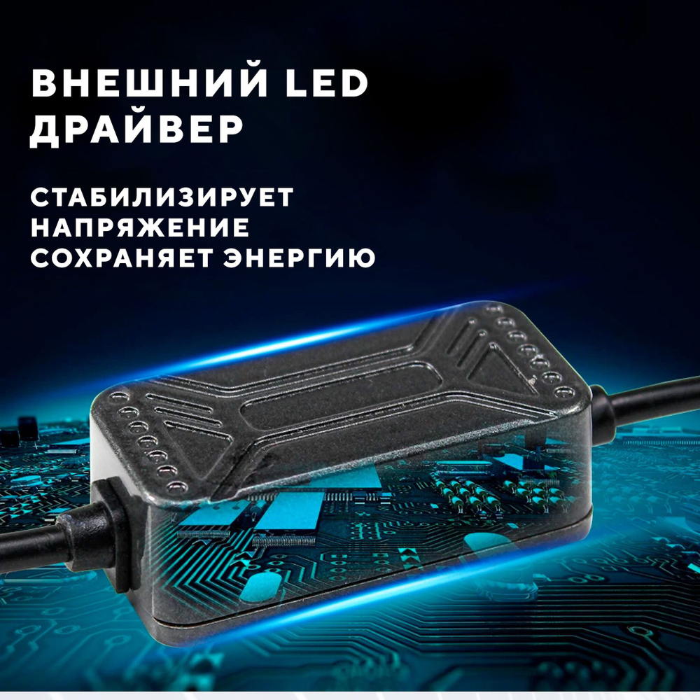 Фары U9P для автомобиля, мотоцикла (45000 Лм)