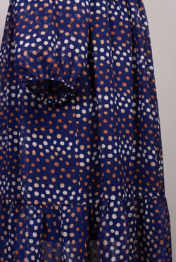 Платье женское 3133ВП, горох #284Гора053133ВП