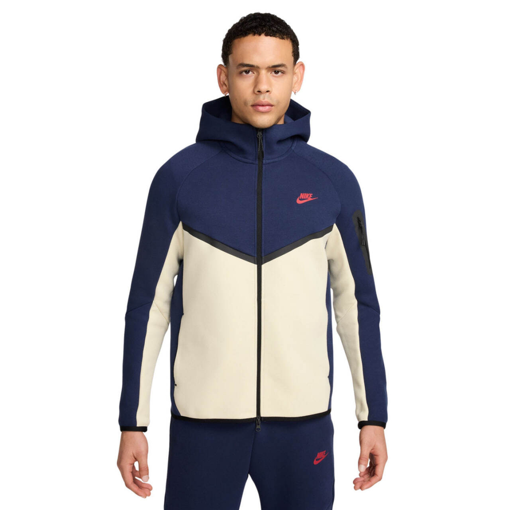 Зип Худи Nike Tech Fleece 2024 Navy/Beige
