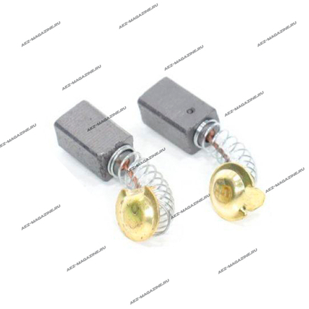 Электроугольная щётка 6,4x7,4x12 пружина, пятак подходит для HITACHI в коробочке