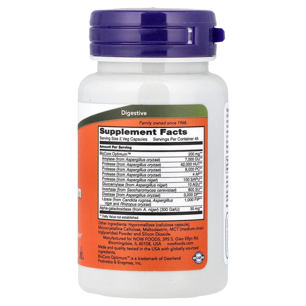 NOW Foods, Optimal Digestive System, 90 растительных капсул