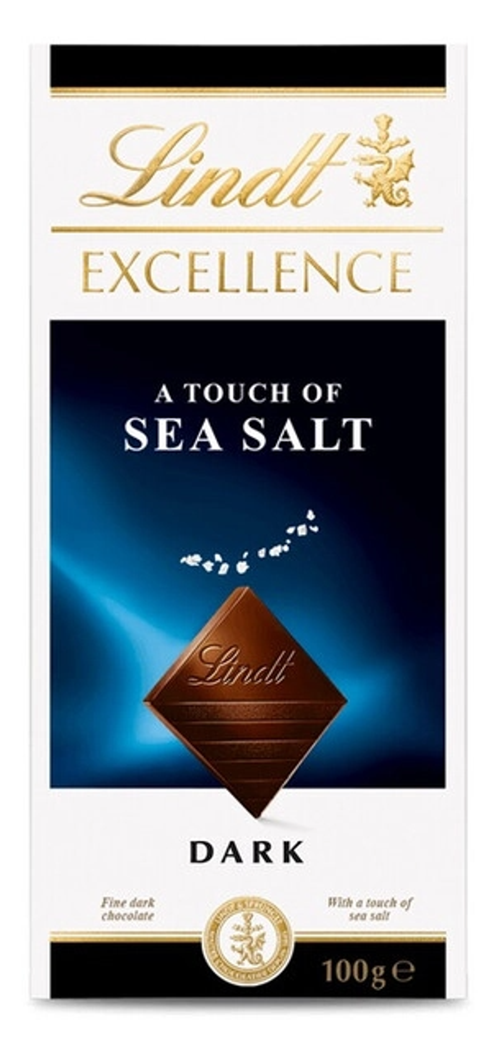 Шоколад Линдт Lindt Excellence Chocolate темный с морской солью 100г. (235руб./шт.) (20шт./кор.) (Швейцария) ООО ГЛОБАЛ