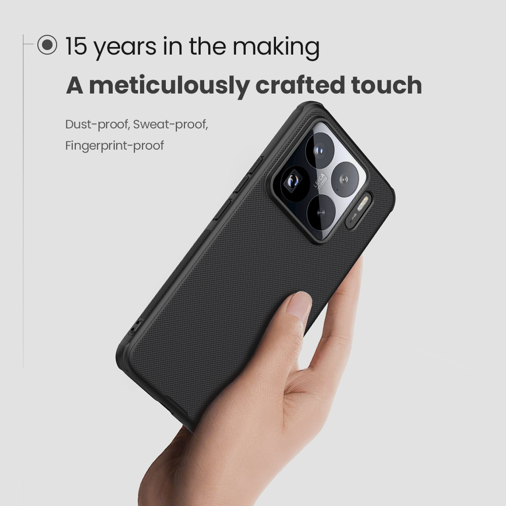Чехол противоударный от Nillkin c поддержкой MagSafe для Xiaomi 15S Pro, серия Super Frosted Shield Pro Magnetic Case
