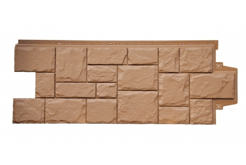 Фасадные панели  GRAND LINE (ГРАНД ЛАЙН) Крупный Камень Глина