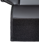 Чехлы Люкс Daf XF-105 c 2012 года (экокожа, черный, серая вставка)