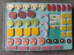 Альбом игр на липучках "Моя семья"