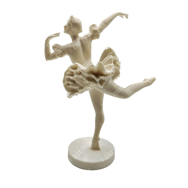 [Редкость. Большой размер] Статуэтка Балерина. Колкий пластик. ФХИ, СССР. 1950-е гг.