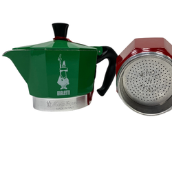 Гейзерная кофеварка Bialetti Moka Express Italia collection 130 мл