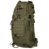 Рюкзак ShotTime Tactical 50л, ПВХ 600D, MOLLE, олива, ST-BP-230 17-OD