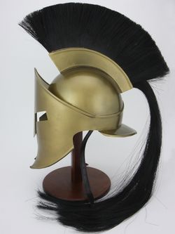 Nautical Шлем Спартанский Царь Леонид с черным плюмажем