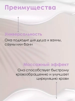 Мочалка с косметическим мылом подарок