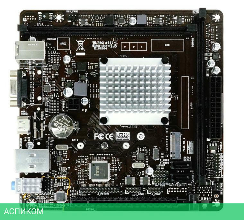 Материнская плата Biostar J4125NHU Ver. 6.x