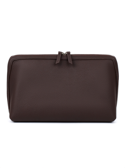 Косметичка MONTBLANC NEW L шоколадного цвета