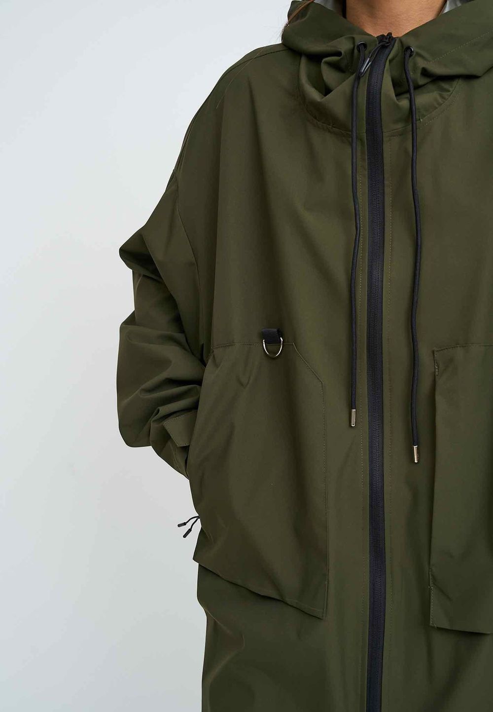 Плащ Kefirmaykifer оверсайз хаки