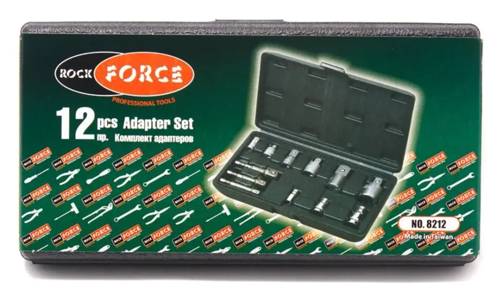 Комплект адаптеров 12пр. RockForce##Rock FORCE RF-8212