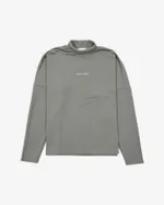 Водолазка One Two High Neck Logo Pewter серый