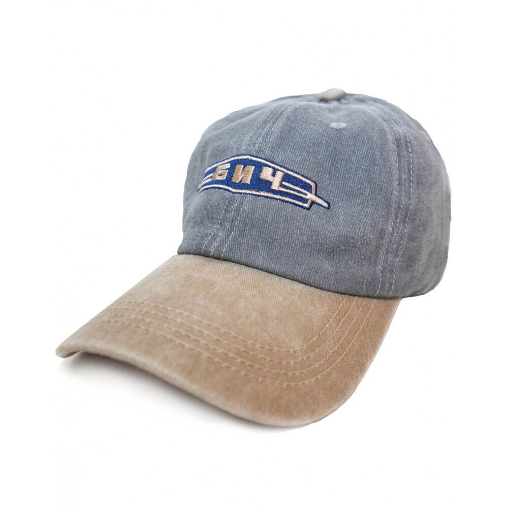 Кепка БИЧ Лого серая / бежевая