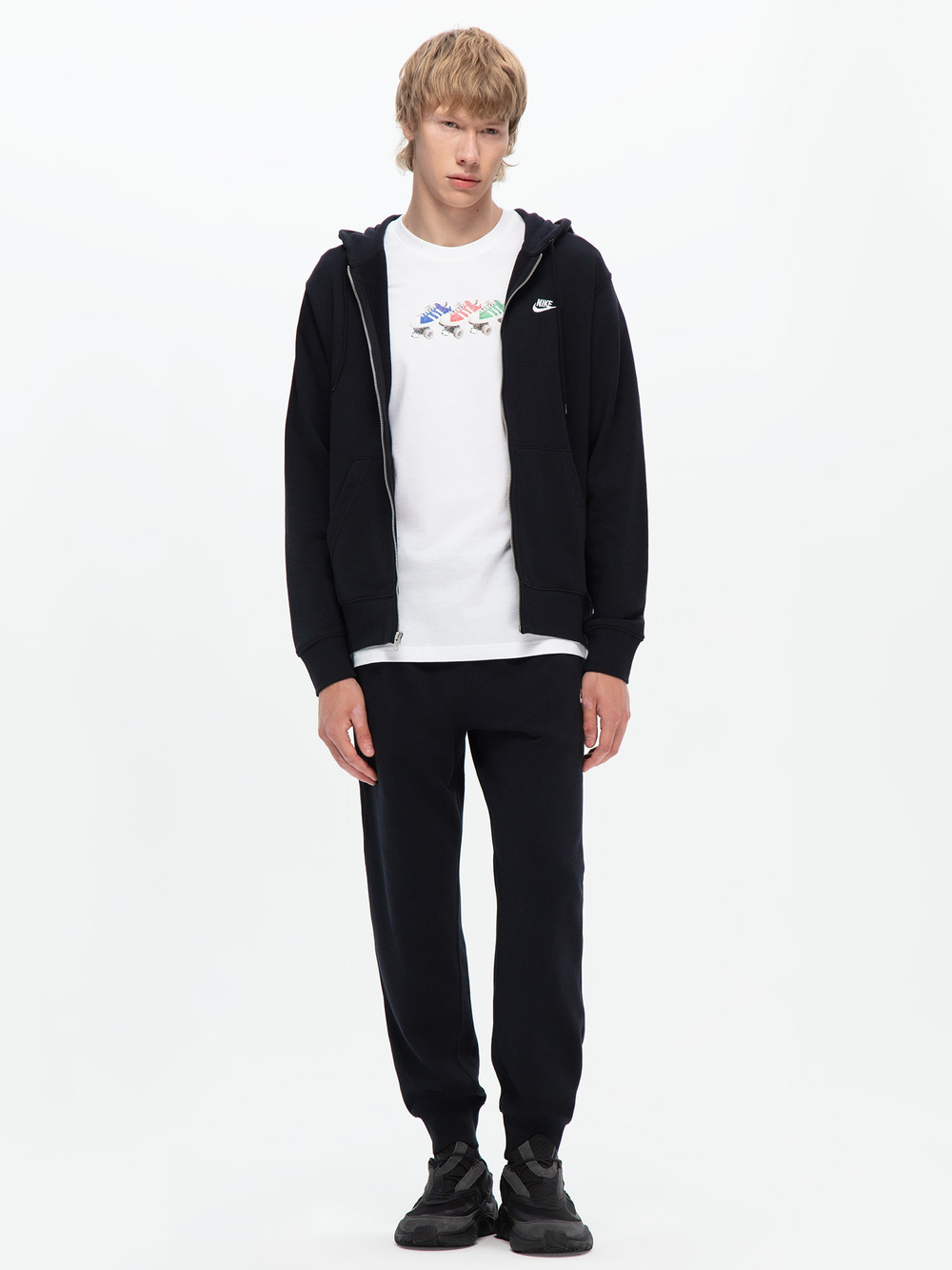 Толстовка мужская NIKE M NK CLUB FT FZ HOODIE