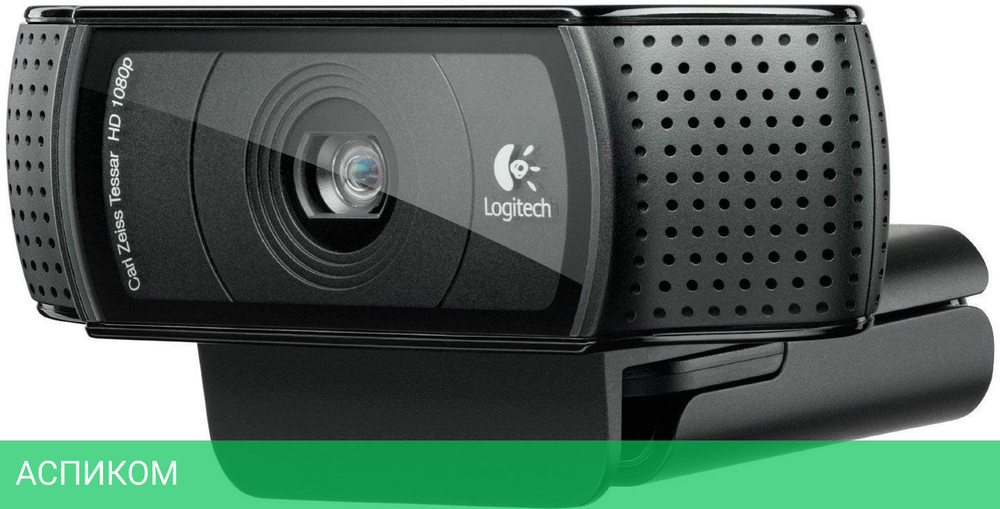 Веб-камера Logitech HD Pro Webcam C920 черный (960-001055)