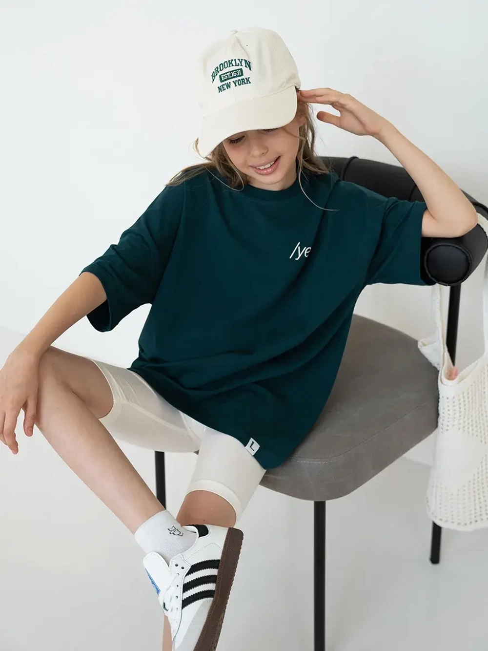 Летний костюм для девочки с велосипедками